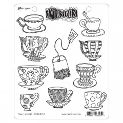 Dylusions Cling Stamps - Fancy a Cuppa
