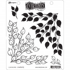 Dylusions Cling Stamps - Leaf Me Be