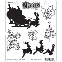 Dylusions Cling Stamps - Christmas Mr. Boos Adventure