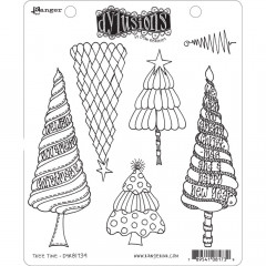 Dylusions Cling Stamps - Christmas Tree Time