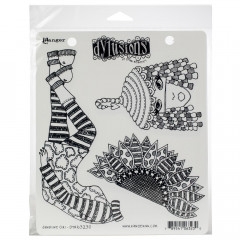 Dylusions Cling Stamps - Sunshine Girl