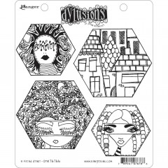 Dylusions Cling Stamps - A Head Start