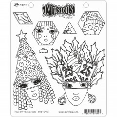 Dylusions Cling Stamps - Hats Off To Christmas