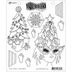 Dylusions Cling Stamps - Tree Topper
