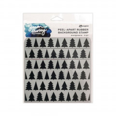 Simon Hurley 6x6 Cling Stamps - Evergreens