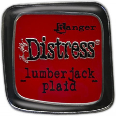 Tim Holtz Distress - Enamel Collector Pin - Lumberjack Plaid