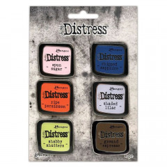 Tim Holtz Distress - Enamel Collector Pin - Set 6