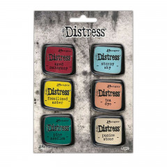 Tim Holtz Distress - Enamel Collector Pin - Set 10