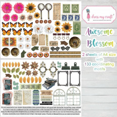 Dress My Craft Image Sheet - Awesome Blossom
