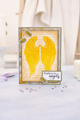 3D Embossing Folder - Angel Collection Angel Wings