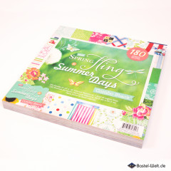 DCWV - 12x12 Paper Pad - the Spring & Summer Days Combo Stack (180 Seiten!)