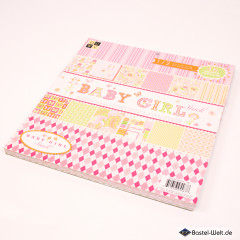 DCWV - 12x12 Paper Pad - Baby Girl Stack