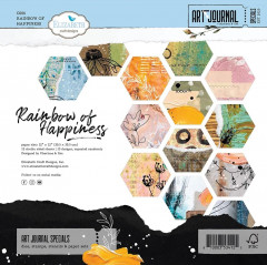 Art Journal 12x12 Paper Pack - Rainbow of Happiness
