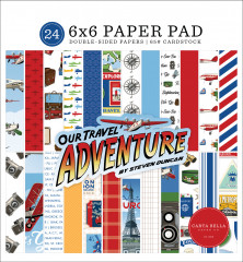 Our Travel Adventure 6x6 Paper Pad