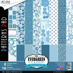 Evergreen Classic Italian Blue 12x12 Pattern Pack