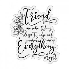 Clear Stamps - Friends for Life A friend like you