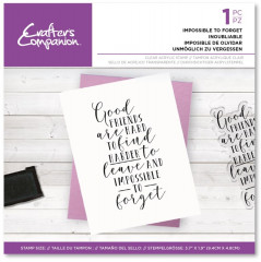 Clear Stamps - Friends for Life Impossible to forget