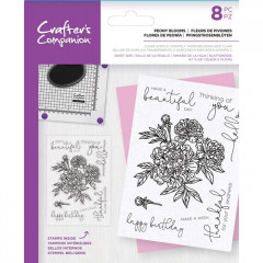 Clear Stamps - Peony Blooms