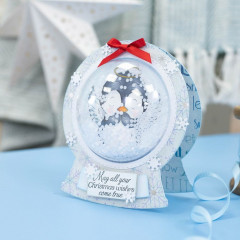 Clear Stamps - Cute Penguin - Christmas Blessings