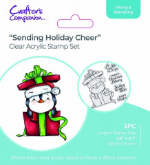 Clear Stamps - Cute Penguin - Sending Holiday Cheer