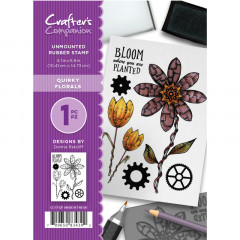 Unmounted Rubber Stamps - Quirky Florals