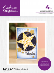 Stamp, Stencil & Cutting Die - A touch of Sparkle - Christmas Star