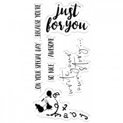 Stencil and Clear Stamps Set - Write Your Own Story