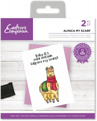 Clear Stamps - Xmas Punny Sentiments Alpaca my Scarf