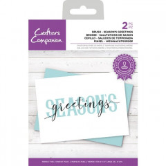 Brushletter Clear Stamps - Seasons Greetings