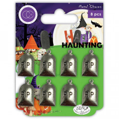 Metal Charms - Happy Haunting, Graves