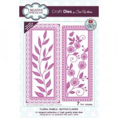 Craft Dies - Sue Wilson Floral Panels Button Flower