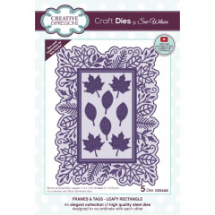 Craft Dies - Frames and Tags Leafy Rectangle