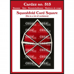 CREAlies Cardzz - No. 313 - Squashfold-Karte – quadratisch
