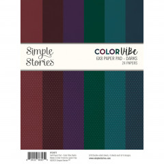 Color Vibe Darks - 6x8 Paper Pad