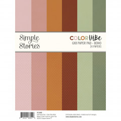 Color Vibe Boho - 6x8 Paper Pad