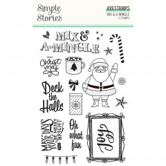 Simple Stories Clear Stamps - Mix and A-Mingle