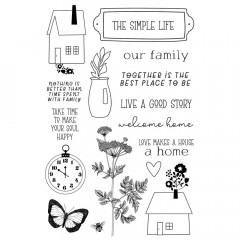 Simple Stories Clear Stamps - The Simple Life