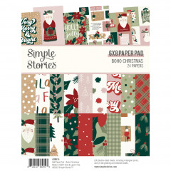 Boho Christmas - 6x8 Paper Pad