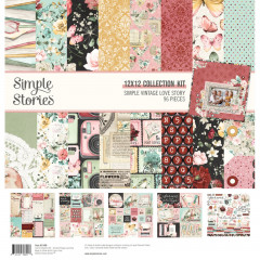 Simple Vintage Love Story - 12x12 Collection Kit