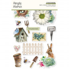 Simple Stories Sticker Book - Spring Garden