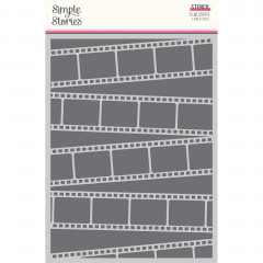 Simple Stories 6x8 Stencil - True Colors - Film Strips