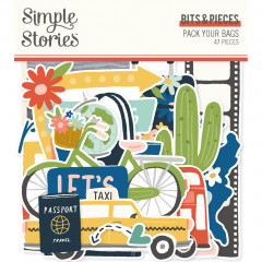 Journal Bits & Pieces Die-Cuts - Pack Your Bags