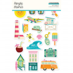 Simple Stories Sticker Book - Just Beachy