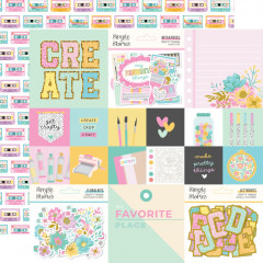 Simple Vintage - Crafty Things - 12x12 Collection Kit