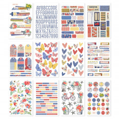Simple Stories Sticker Book - Simple Vintage - Linen Market