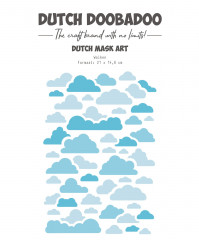 Dutch Mask Art - A5 - Clouds