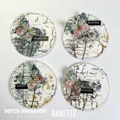 Dutch Mask Art - Artist Trading Coins