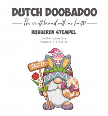 Dutch Rubber Stamp - Easter Gnome Boy