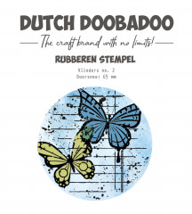 Dutch Rubber Stamp - Butterfly 2