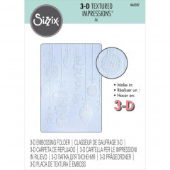 3D Embossing Folder - Sparkly Ornaments